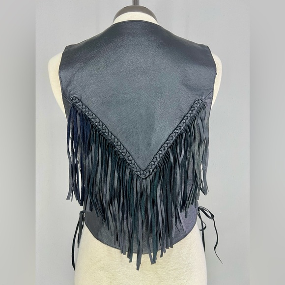 Vintage Hudson Leather Vest Size XS - Picture 2 of 4